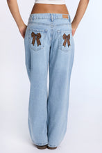 AERO Low Rise Leopard Baggy Jeans thumbnail 3