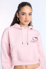Hello Kitty Graphic Cropped Hoodie thumbnail 1