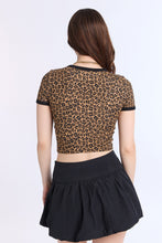 AERO Ribbed Knit Graphic Ringer Baby Tee thumbnail 11