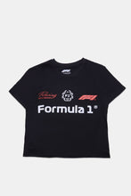 Formula 1 Graphic Boxy Cropped Tee thumbnail 1