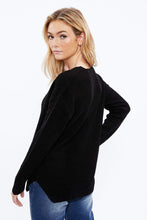 V-Neck Waffle Popcorn Sweater thumbnail 17