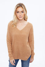 V-Neck Waffle Popcorn Sweater thumbnail 8