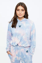 Super Soft Tie Bottom Midi Embroidered Hoodie thumbnail 2