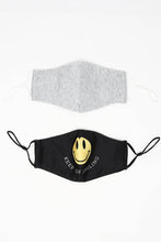 Masque réutilisable ajustable double couche à imprimé ensemble de deux thumbnail 1