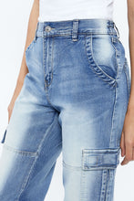 High Rise Cargo Denim Jogger thumbnail 7