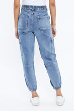 High Rise Cargo Denim Jogger thumbnail 8