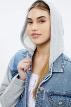 Classic Hooded Denim Jacket thumbnail 8