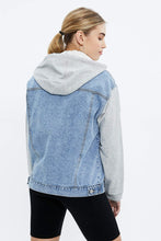 Classic Hooded Denim Jacket thumbnail 10