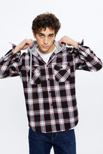 North Western Hooded Plaid Flannel thumbnail 5