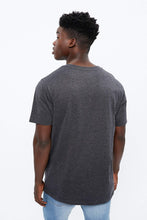 Basic Melange V-Neck Tee thumbnail 4