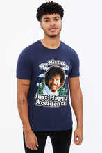 T-shirt à imprimé Bob Ross Happy Accidents thumbnail 1