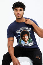 T-shirt à imprimé Bob Ross Happy Accidents thumbnail 2