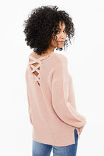 Pull dos à lacets thumbnail 2