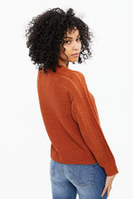Knit Sweater with Pointelle Sleeves thumbnail 15