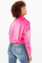 Pullover écourté en peluche à quart zip thumbnail 17