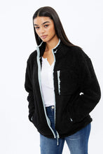 Sherpa Full Zip Sweatshirt with Chest Pocket thumbnail 7
