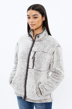 Sherpa Full Zip Sweatshirt with Chest Pocket thumbnail 10