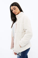 Sherpa Full Zip Sweatshirt with Chest Pocket thumbnail 2