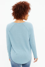 Brushed Waffle Crew Neck Long Sleeve thumbnail 8