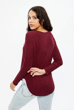 Brushed Waffle Crew Neck Long Sleeve thumbnail 12