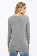 Ribbed Henley Long Sleeve thumbnail 9