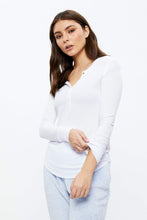 Ribbed Henley Long Sleeve thumbnail 10