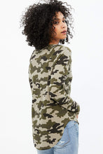 Brushed Waffle V-Neck Long Sleeve thumbnail 15