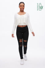 Jegging Jordan rehaussant dÃ©truit Repreve taille basse thumbnail 2