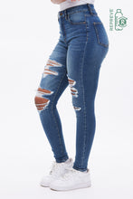 High Rise Emma Destroyed Repreve Jegging thumbnail 3