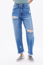 Super High Rise Destroyed 90's Straight Jean thumbnail 1
