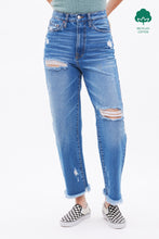 Super High Rise Destroyed 90's Straight Jean thumbnail 5