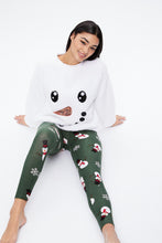 Super Soft Holiday Snowman Legging thumbnail 2