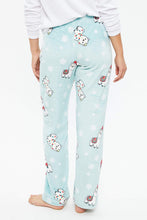 Holiday Llama Plush Pajama Pants thumbnail 4