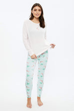 High Rise Velour Pajama Legging thumbnail 7