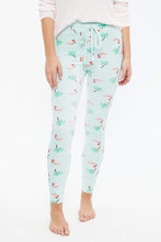 High Rise Velour Pajama Legging thumbnail 6