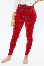 High Rise Velour Holiday Flamingo Pajama Legging thumbnail 5
