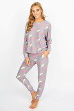 Womens Supersoft Unicorn Pj Set thumbnail 4