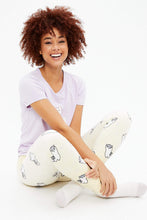 High Rise Let's Avocuddle Velour Pajama Legging thumbnail 14