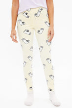 High Rise Pyjama Llama Velour Pajama Legging thumbnail 1