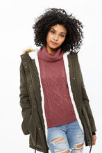 Manteau anorak doublé de fausse fourrure thumbnail 5