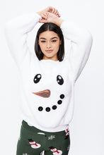 Pull sherpa bonhomme de neige ras du cou thumbnail 1
