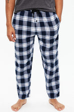 Classic Blue and Cream Plaid Pajama Pant thumbnail 1