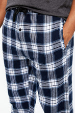 Classic Blue and Cream Plaid Pajama Pant thumbnail 3