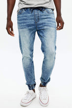 Slim Knit Denim Jogger thumbnail 1