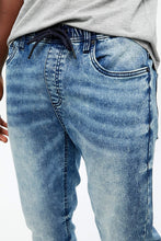 Slim Knit Denim Jogger thumbnail 3
