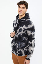 North Western Linear Wolf Tie Dye Graphic Hoodie thumbnail 2