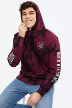North Western Linear Wolf Tie Dye Graphic Hoodie thumbnail 10
