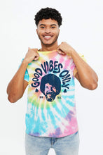 T-shirt teint-noué à imprimé Bob Ross Good Vibes Only thumbnail 1