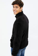 Teddy Sherpa Mock Neck Zip Sweater thumbnail 13