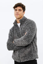 Teddy Sherpa Mock Neck Zip Sweater thumbnail 8